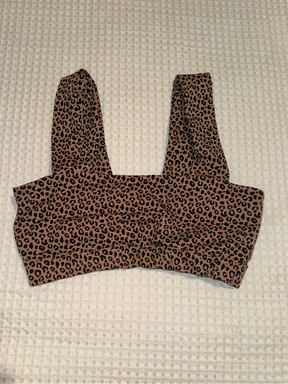 FREE WITH PURCHASE- Leopard print sports bra